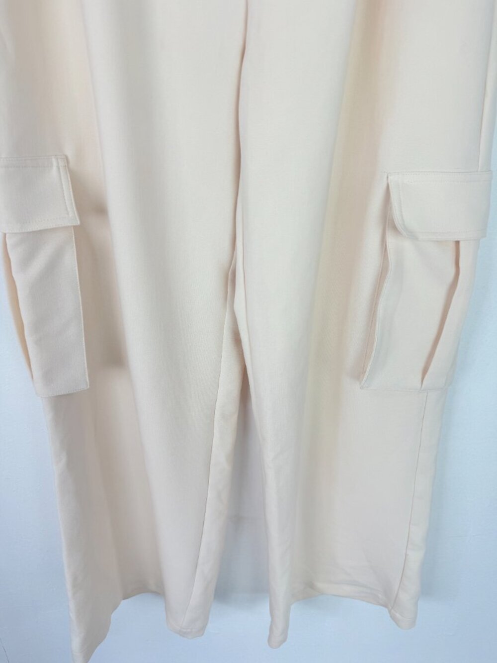 NWT DISSH Willa Cream Cargo Pant High Rise Wide Leg US Size 12 NEW - Picture 4 of 11